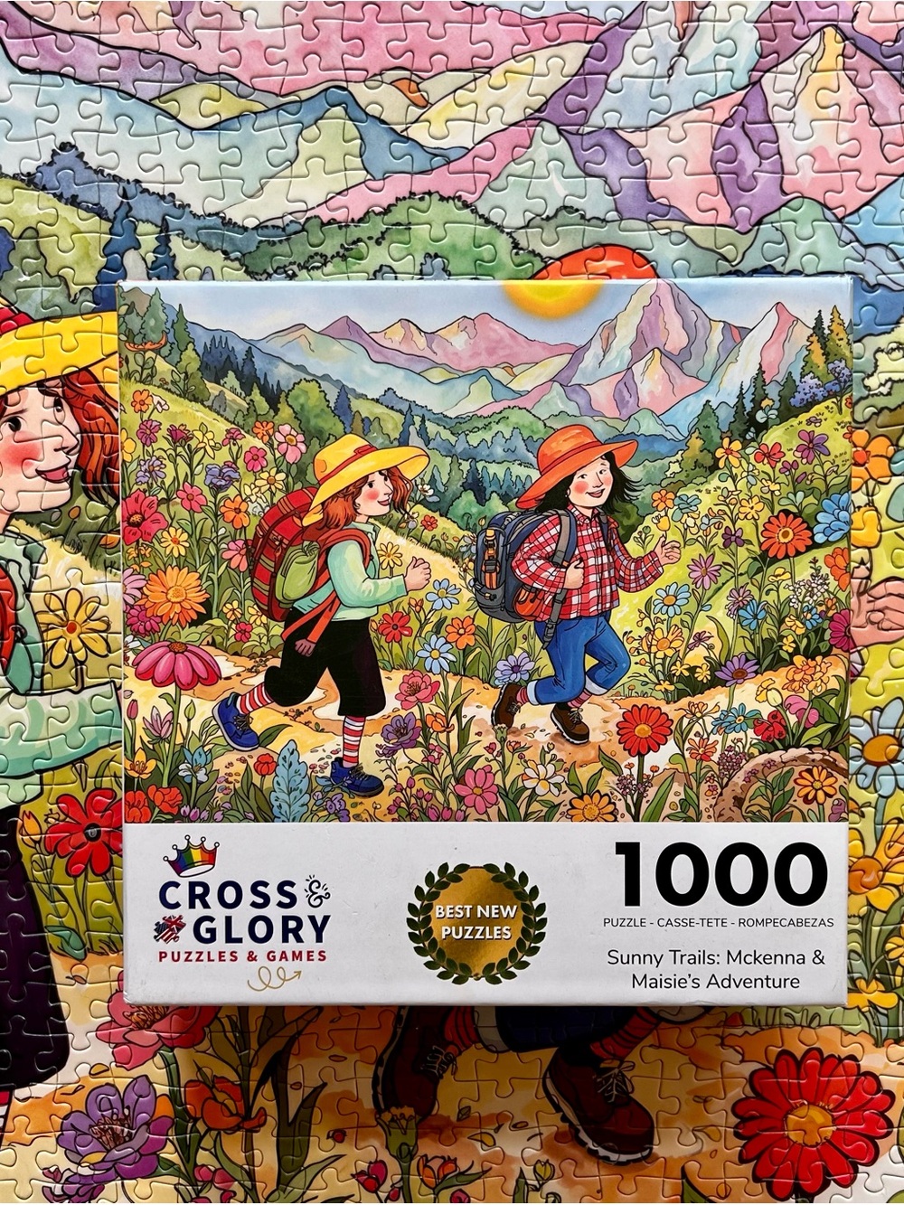 Cross & Glory 1000piece- Sunny Trail’s: McKenna and Maisie’s Adventure